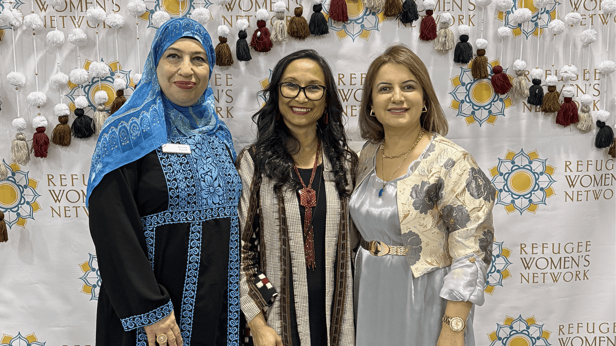 Empowering refugee women through community development image